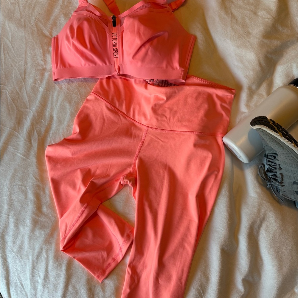 Victoria’s Secret Neon Pink Activewear Set